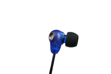 L'AVVENTO Sleeping earphone with Mic 3.5mm with Volume Control - Blue