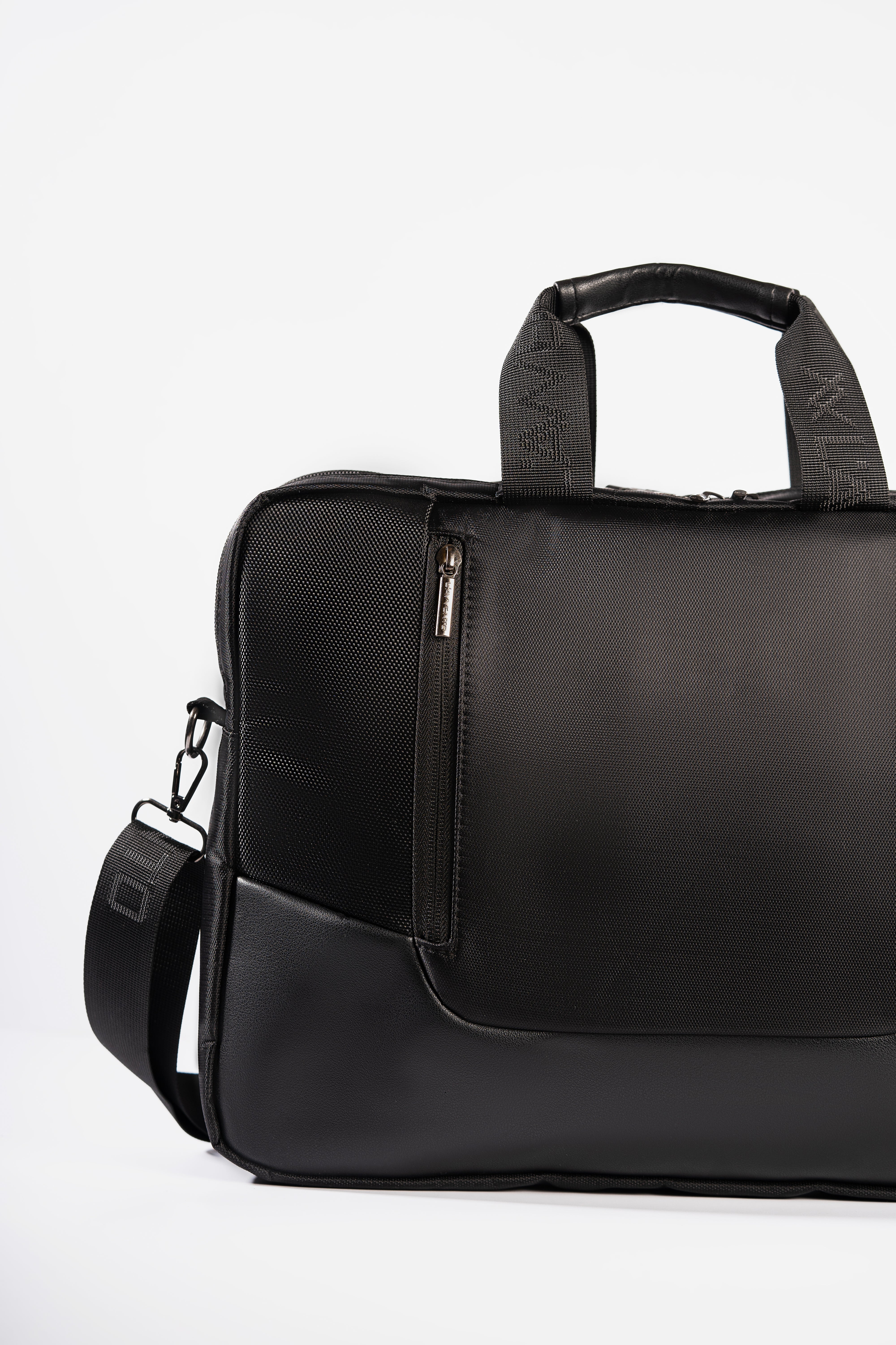 L'AVVENTO (BG793) Office Laptop Shoulder Bag fit up to 15.6” - Black