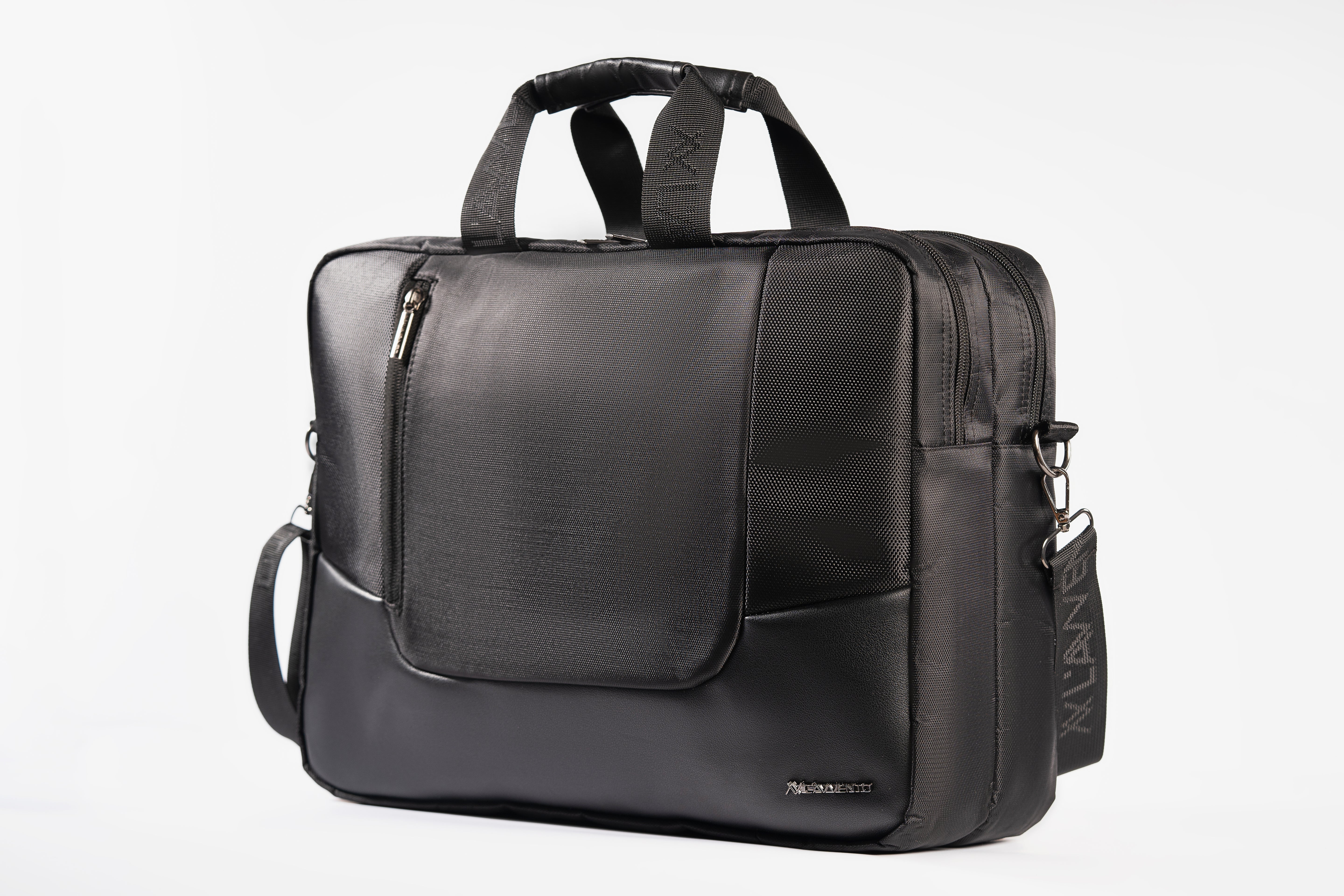 L'AVVENTO (BG793) Office Laptop Shoulder Bag fit up to 15.6” - Black