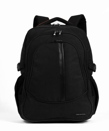 L'AVVENTO BG74B Discovery Backpack fit with Laptops up to 15.6", Material Nylon +PU, - Black