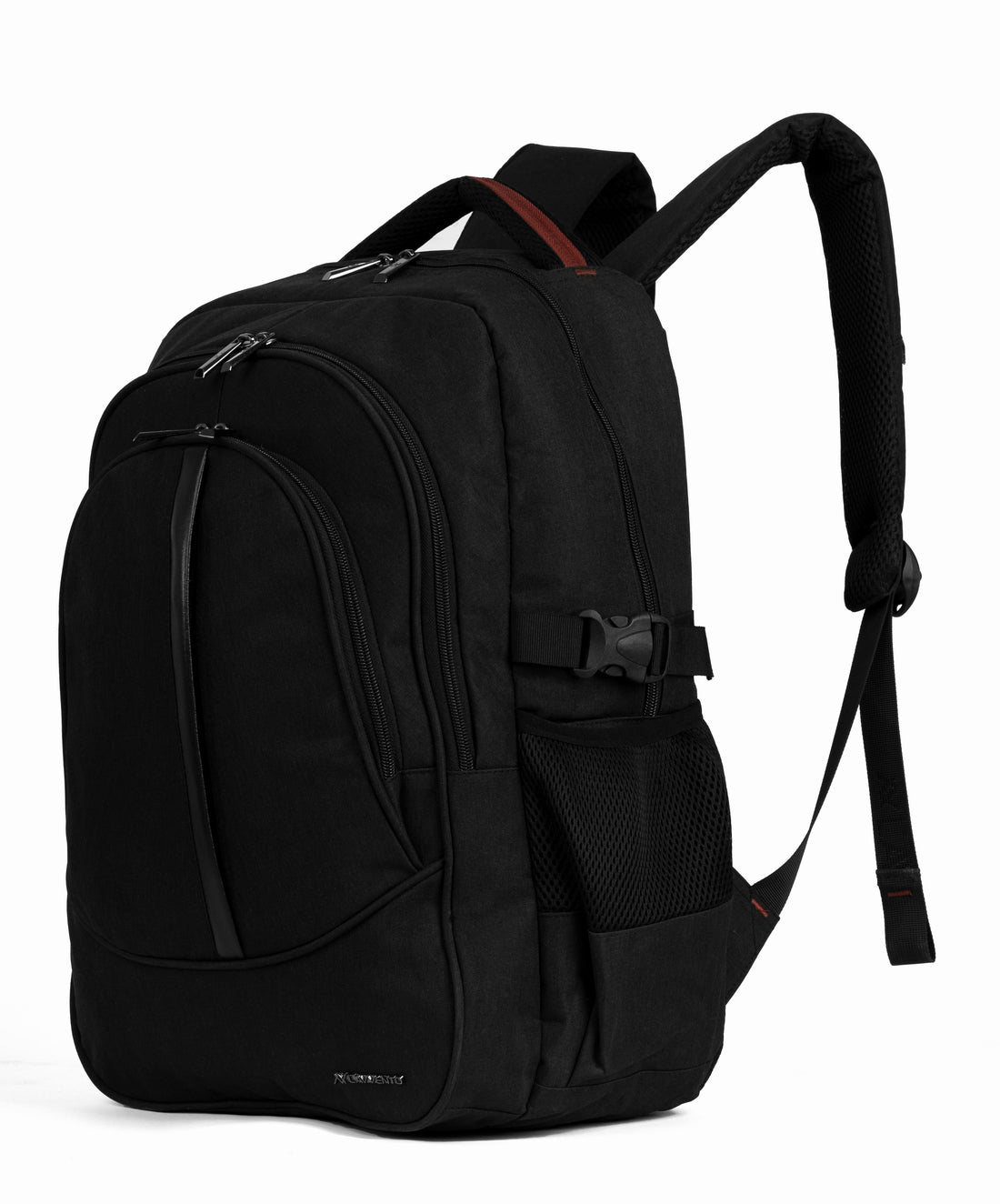 L'AVVENTO BG74B Discovery Backpack fit with Laptops up to 15.6", Material Nylon +PU, - Black