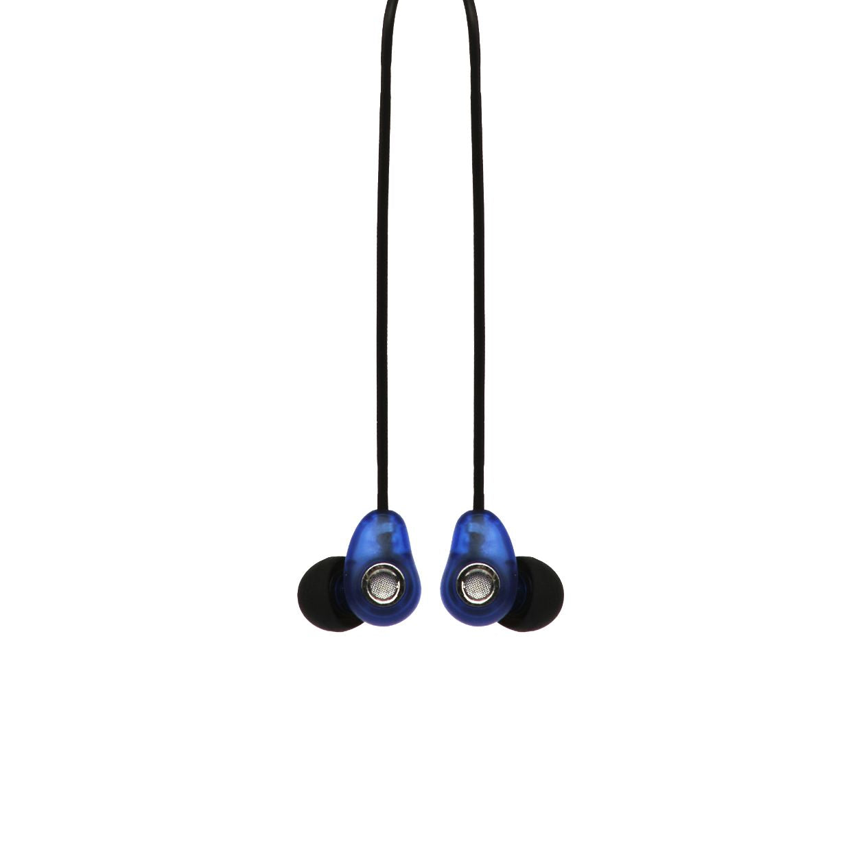 L'AVVENTO Sleeping earphone with Mic 3.5mm with Volume Control - Blue