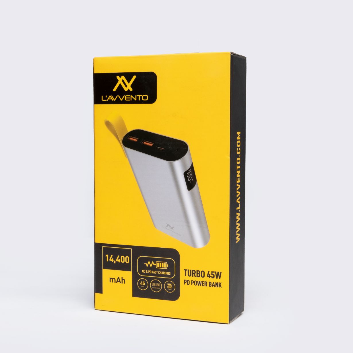 L'AVVENTO Power Bank 14,400 mAh