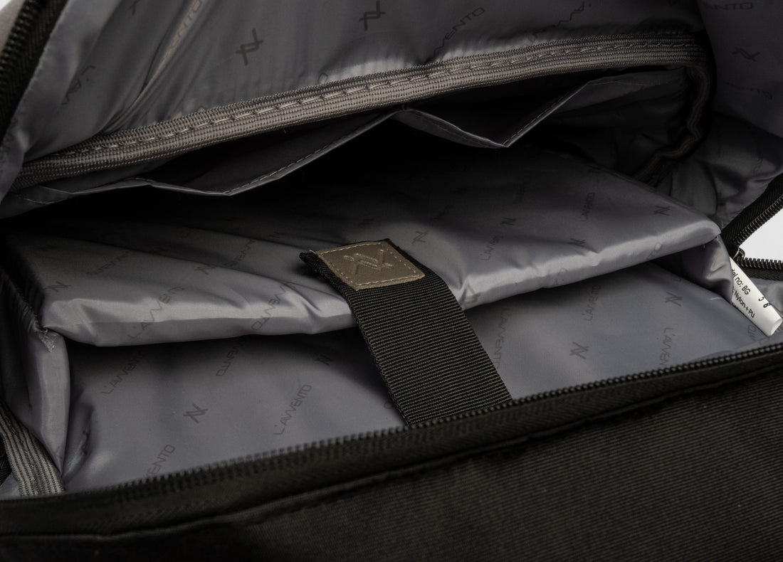 L'avvento BG58A Laptop Backpack up to 15.6" - Gray with Black