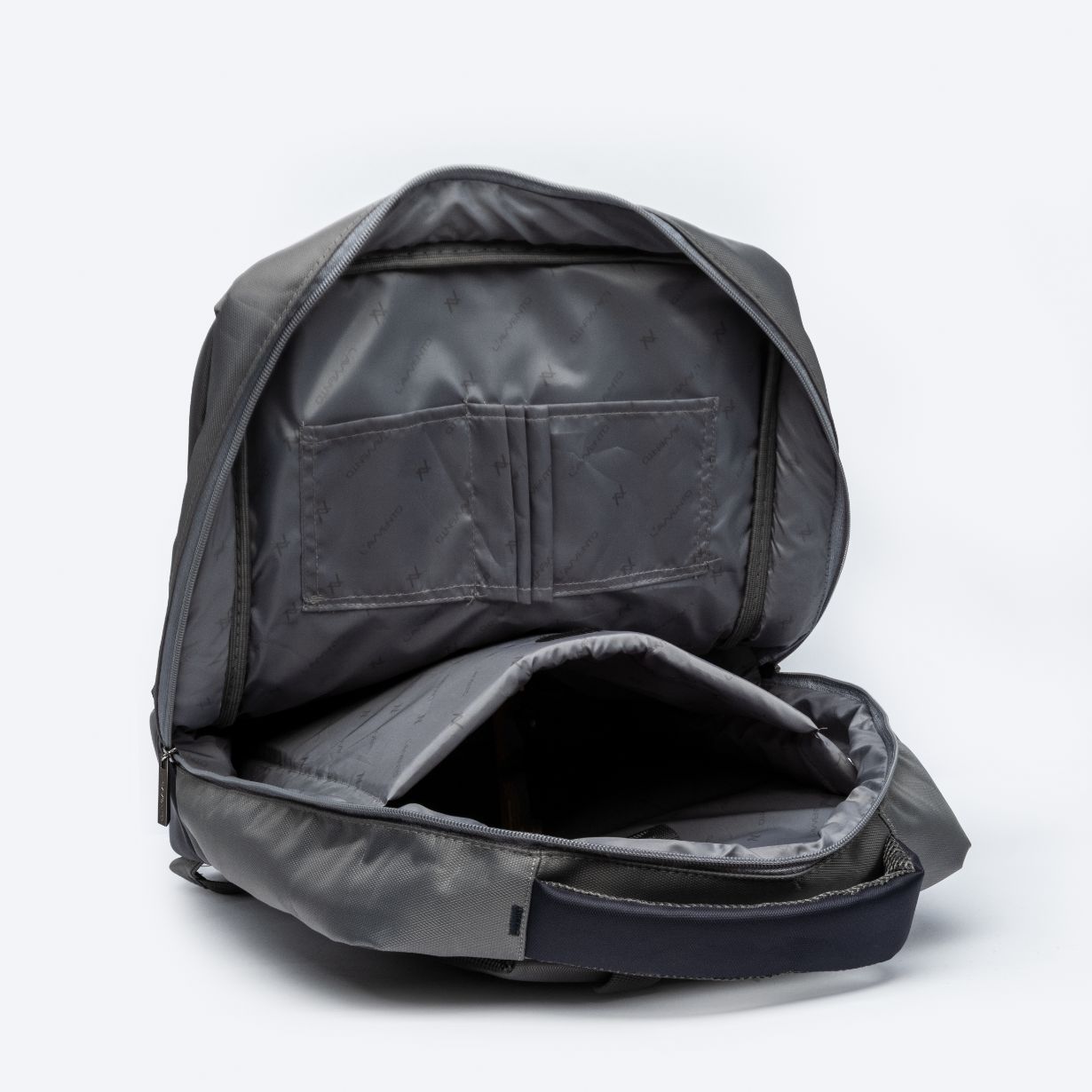 L'avvento (BG924) Laptop Backpack 15.6", made of Polyester Gray * Blue