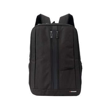 L'AVVENTO (BG73B) Discovery Backpack fit laptops up to 15.6" with Padded Laptop compartment and two Zipper on the Front, Black