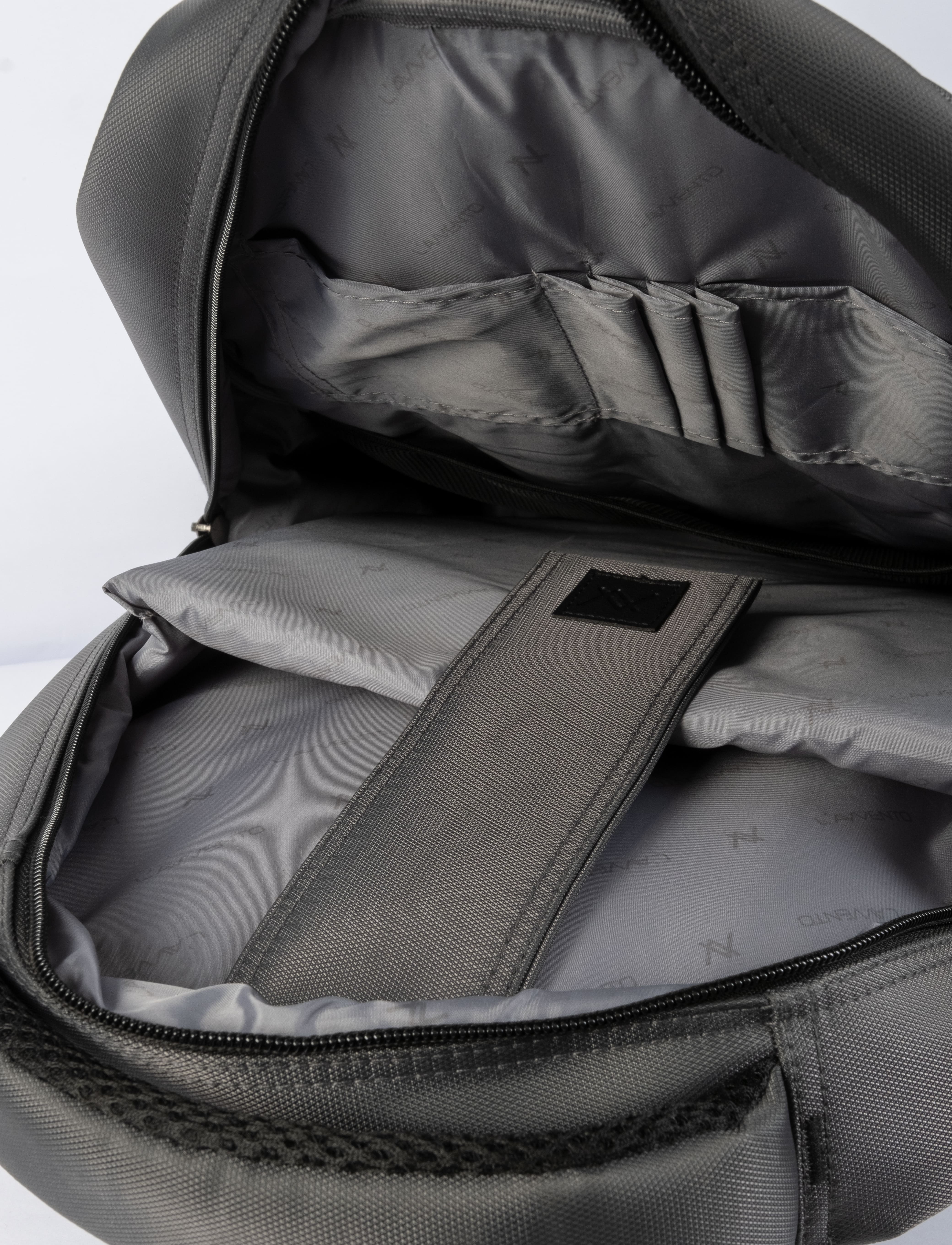 L'AVVENTO (BG696) Laptop Backpack fits up to 15.6" - Gray