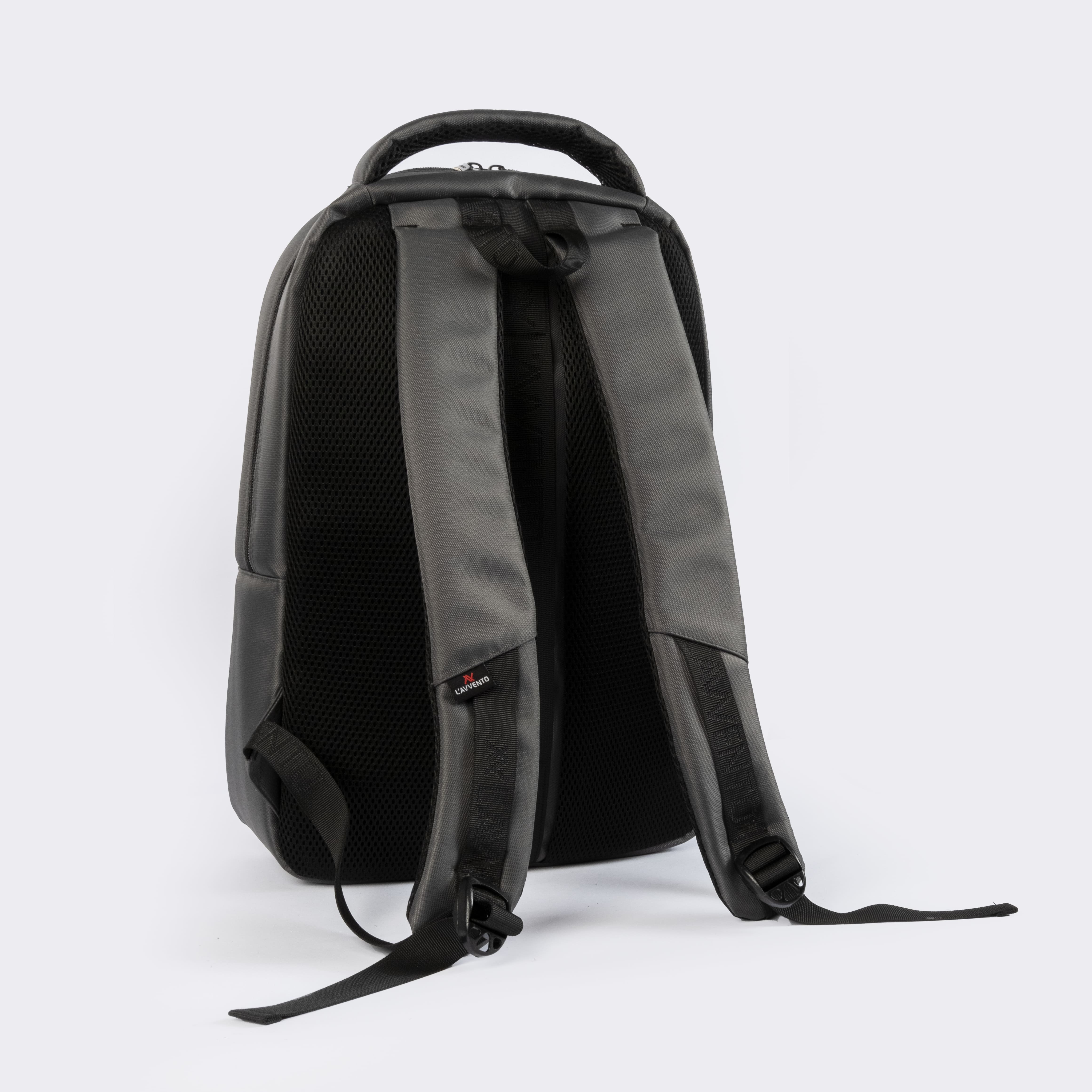 L'AVVENTO (BG696) Laptop Backpack fits up to 15.6" - Gray