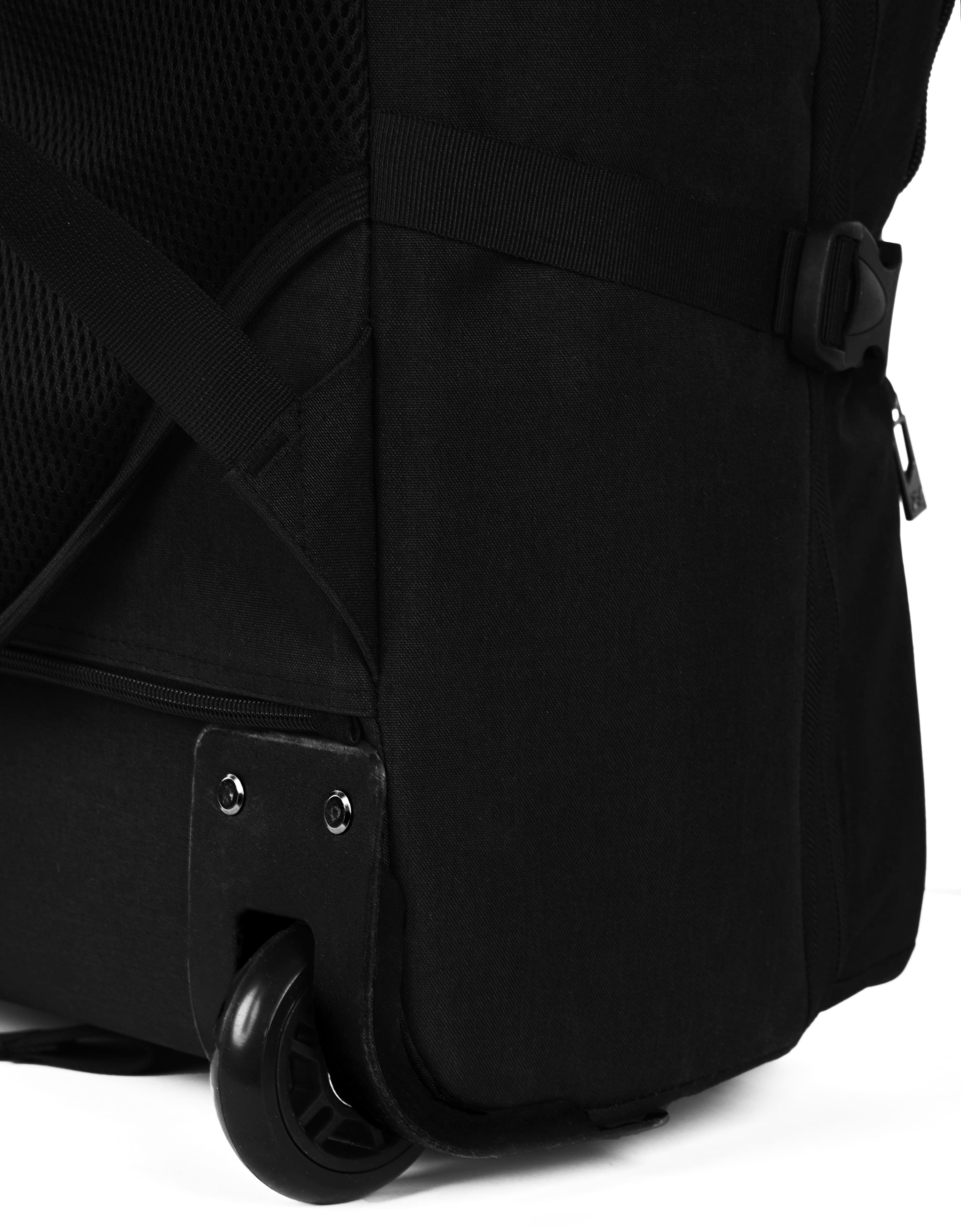 L'AVVENTO (BG794) Laptop Trolley Backpack Bag Up to 15.6" - Black