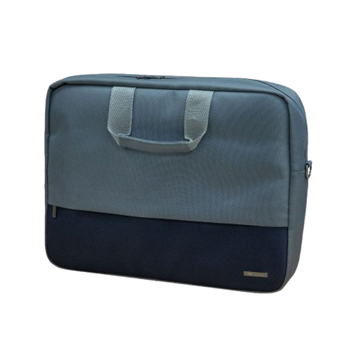 L'avvento BG926 Laptop Shoulder Bag 15.6", made of Polyester Gray * Blue