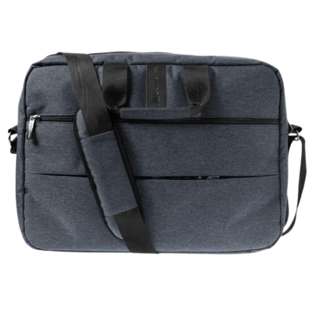 L'avvento BG926 Laptop Shoulder Bag 15.6", made of Polyester Gray * Blue