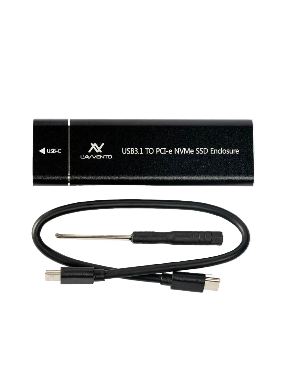 L'AVVENTO CV416 M2 NVME SATA SSD Enclosure