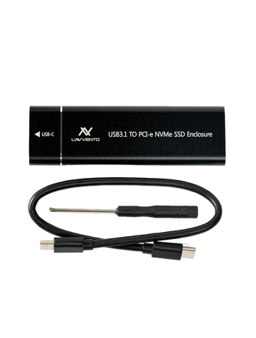 L'AVVENTO CV416 M2 NVME SATA SSD Enclosure