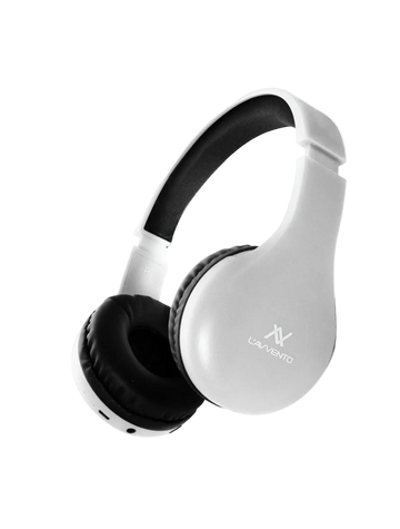 L'AVVENTO Bluetooth Headphone with Stereo Plug - White