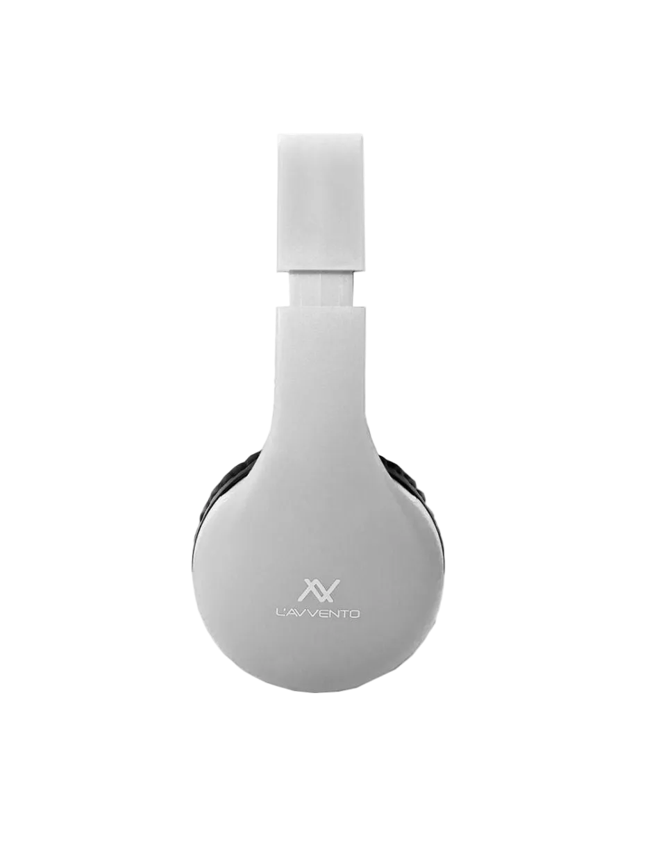 L'AVVENTO Bluetooth Headphone with Stereo Plug - White
