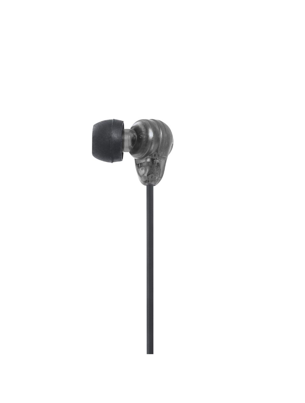 L'AVVENTO Sleeping earphone with Mic 3.5mm with Volume Control - Black