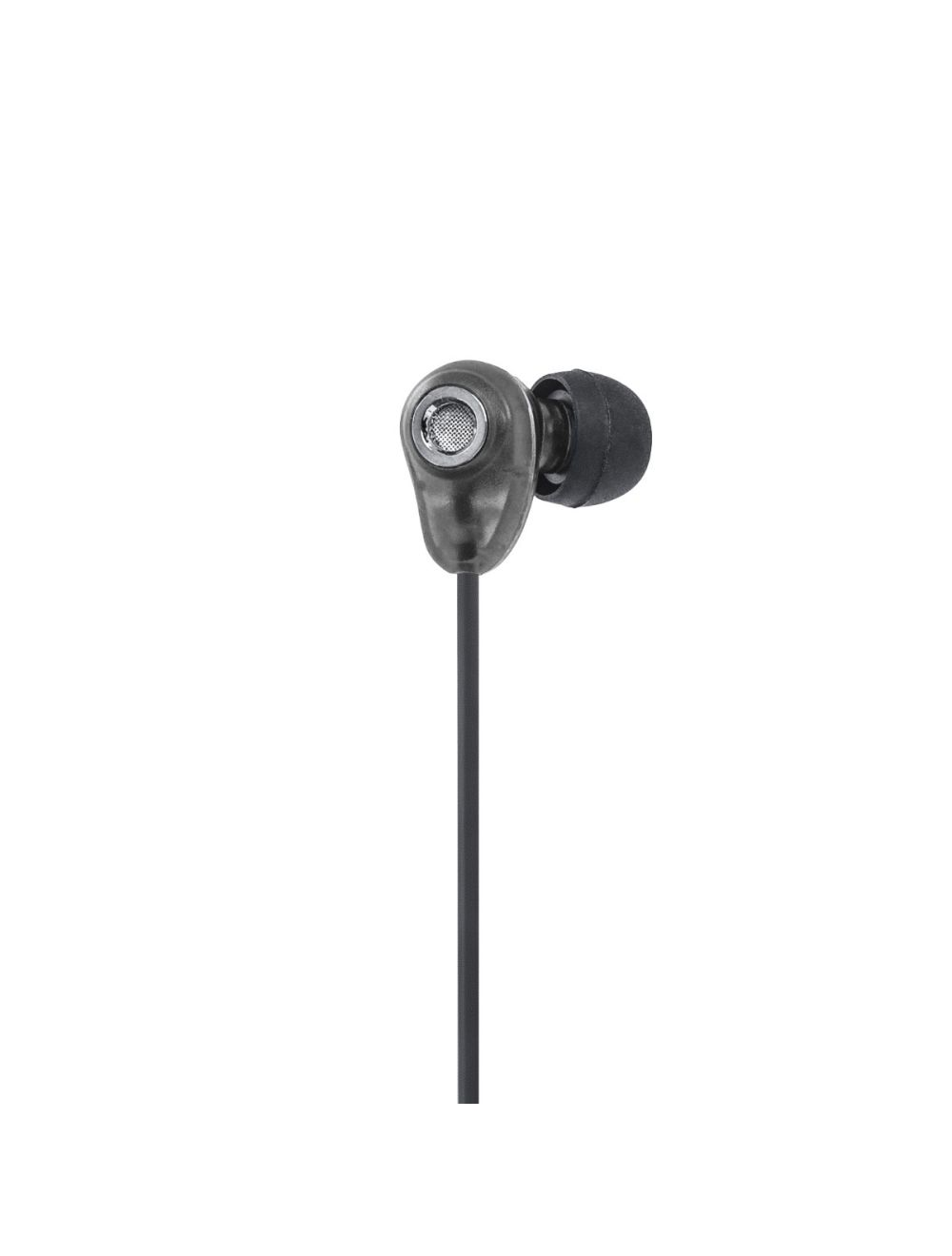 L'AVVENTO Sleeping earphone with Mic 3.5mm with Volume Control - Black