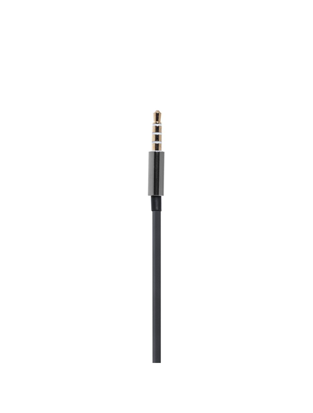 L'AVVENTO Sleeping earphone with Mic 3.5mm with Volume Control - Black