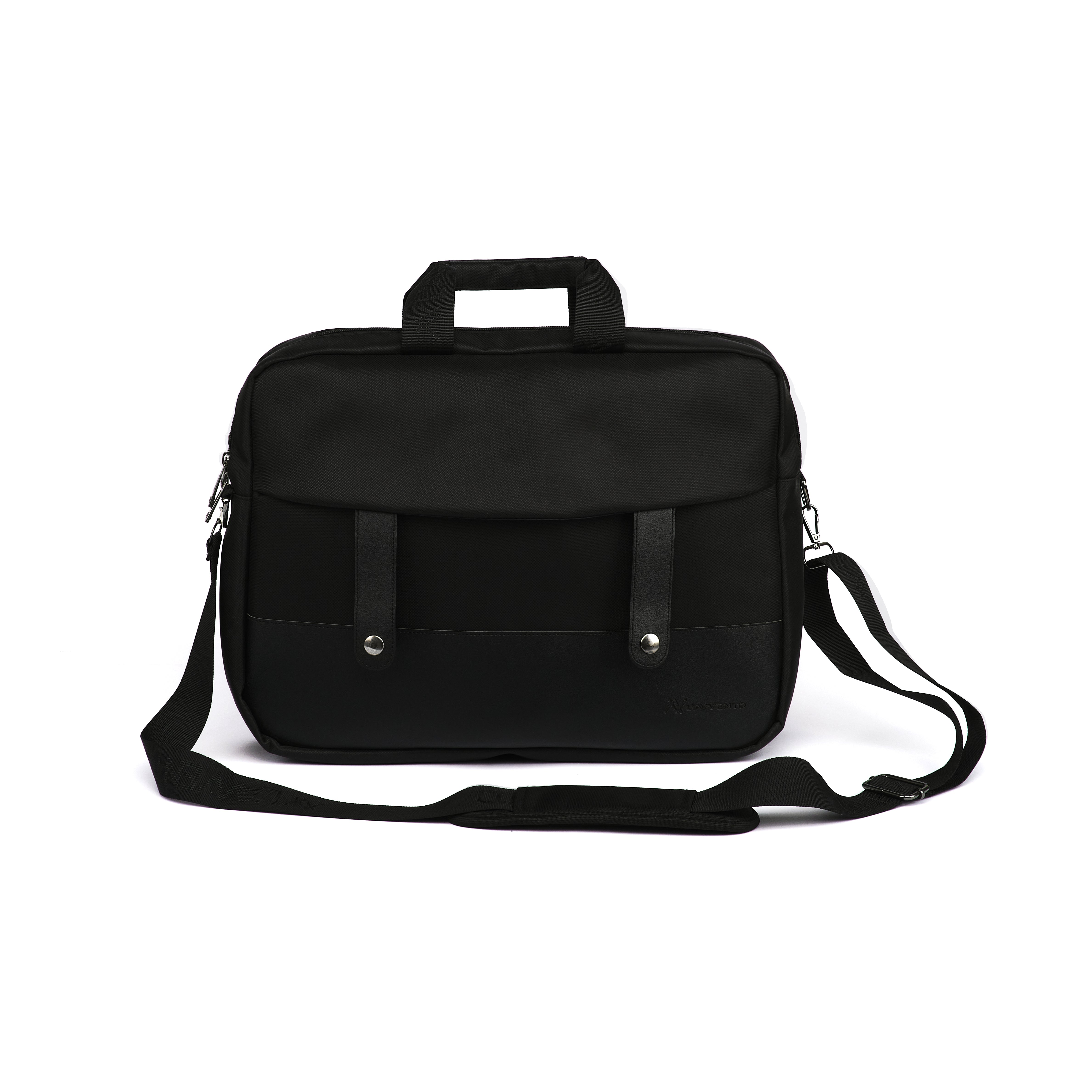 L'AVVENTO (BG733) Office Double Laptop Shoulder Bag - Up to 15.6" - Black