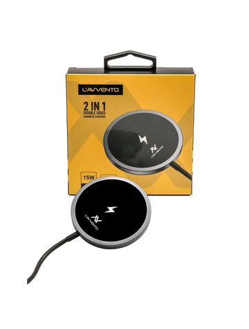 L'AVVENTO 2 in 1 Double Sided Magnetic Charger 15W