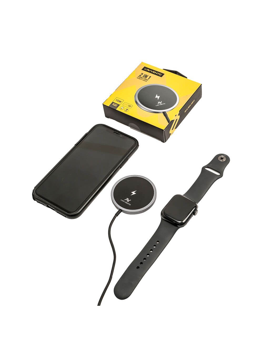 L'AVVENTO 2 in 1 Double Sided Magnetic Charger 15W