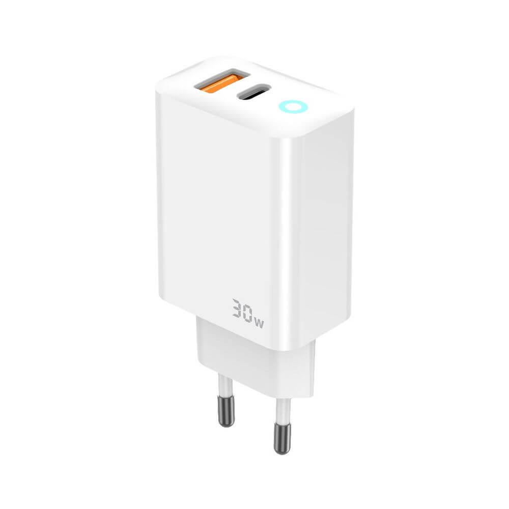 L'AVVENTO GAN Home Charger QC3/PD 30W , White