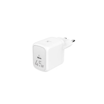 L'AVVENTO Mini GaN 25W Power Adapter with USB-C Cable 1M - White
