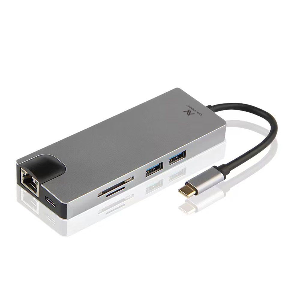 L'AVVENTO Type-C Hub 8in 1 - 2 USB 3.0